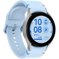 SAMSUNG Galaxy Watch FE, srebrni (plava silikonska narukvica) (SM-R861NZSAEU)